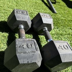 40lbs Dumbbells 