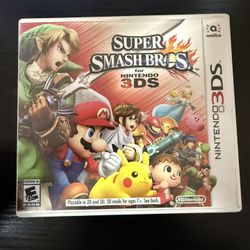 Super Smash Bros. - For The Nintendo 3Ds