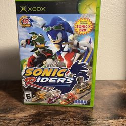 Sonic Riders W/ Sonic X DVD Bundle [Rare]