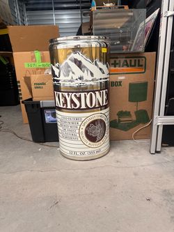Keystone Beer Giant Oversized Can Display