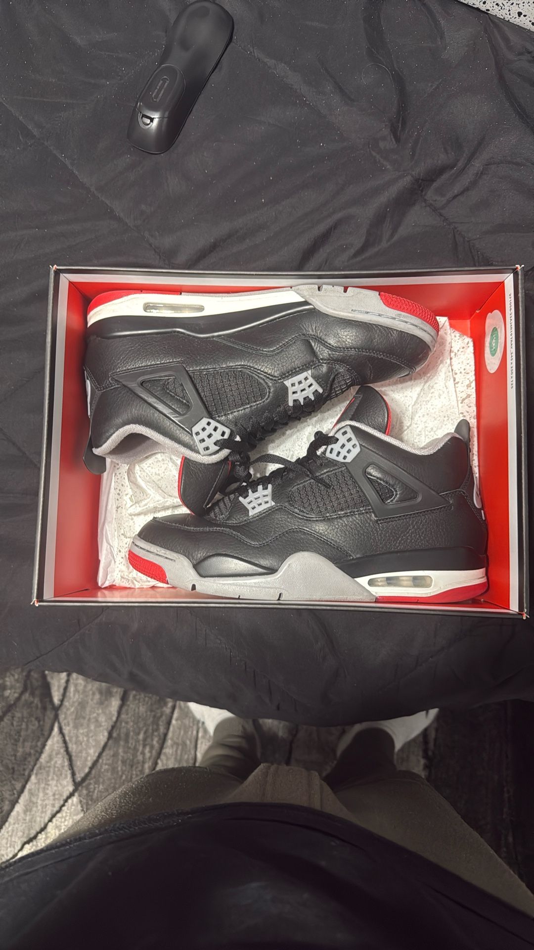 Jordan 4 Bred Reimagined Sz10