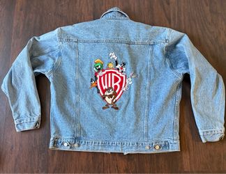 Vintage Looney Tunes Jean Jacket  Warner Bros Denim Jacket