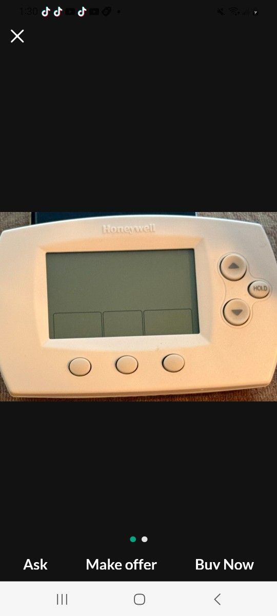 Honeywell Programable THermostat