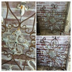 Wrought Iron Decorative Outdoor Wall Hanging