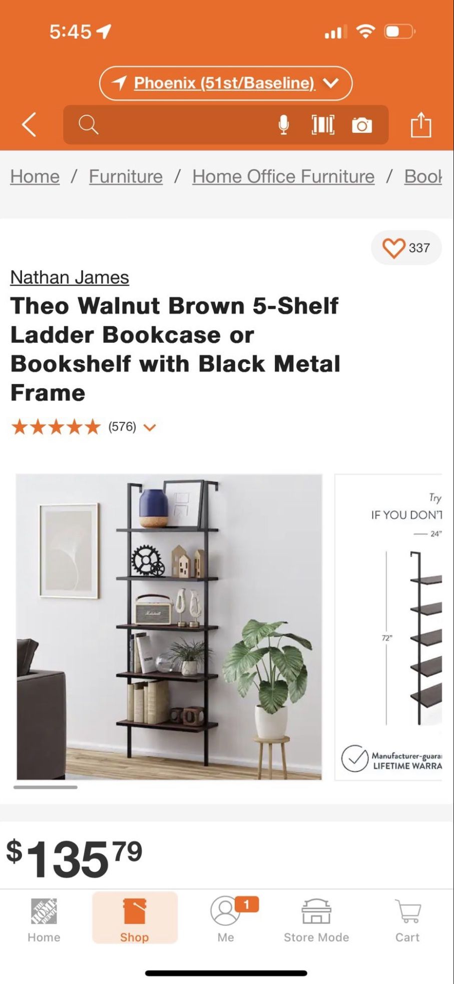 Theo Ladder Shelf (2)