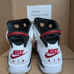 Nike Air Jordan 6 Retro Carmine (2021) - Size 13 - Used - CT8529-106