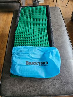 Brickyard Building Blocks Mat 12"x32"L
Great for Lego bricks (Large and Small).