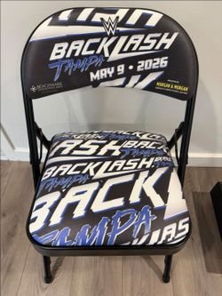 WWE Backlash Ringside chair Tampa 2026