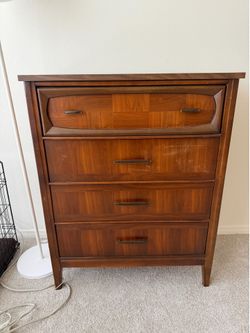 Mid-Century Modern Tall Dresser