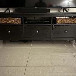 Wooden 3 Drawer Tv Console Table 