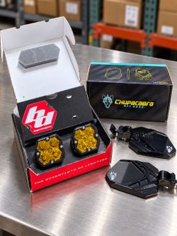 New Chupacabra Pro Mirrors with Baja Designs Sport 2.0 Amber