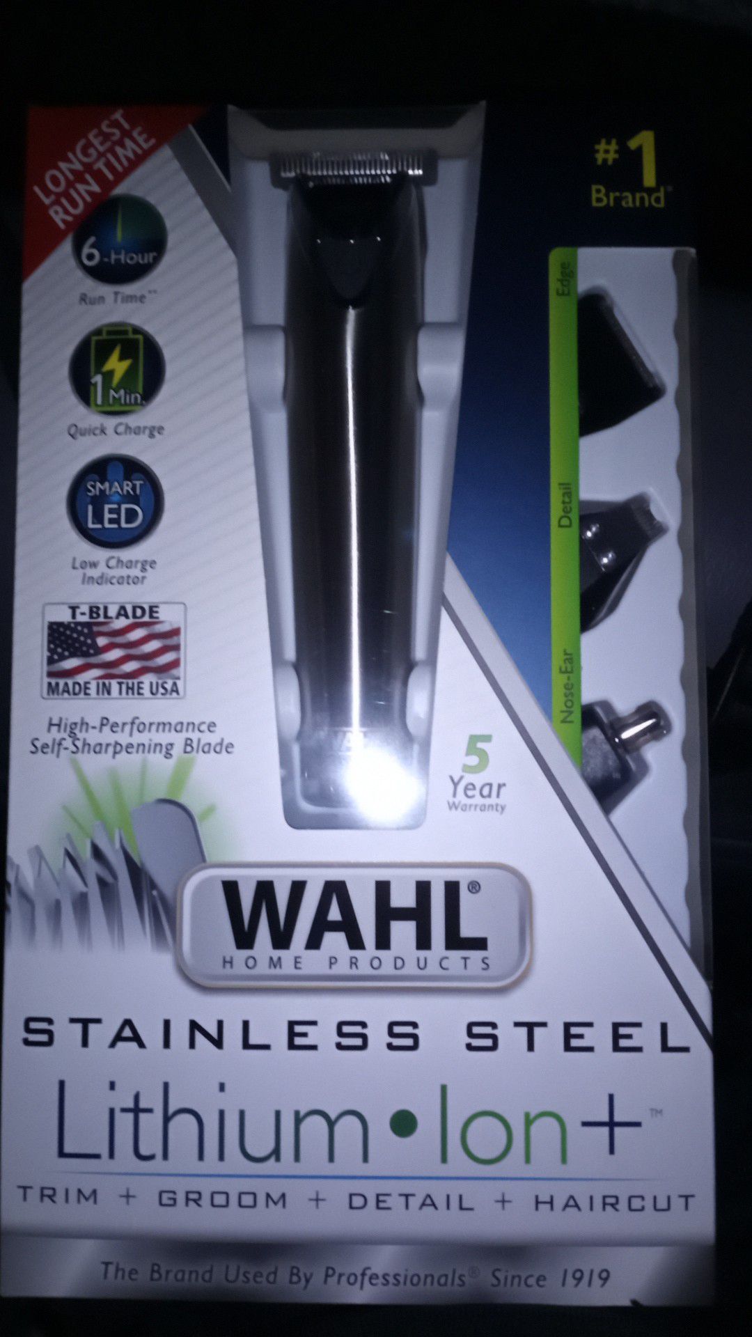 Wahl Stainless Cordless Lithium Ion GroomKit