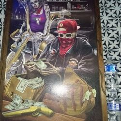 $15 FOR THIS BIG POSTER PAINTING PICK UP