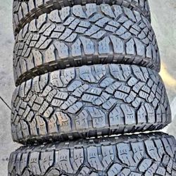 275 70 18 Goodyear tires Con 80% de Vida Las 4