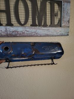 Ford valve cover coat rack/ key holder