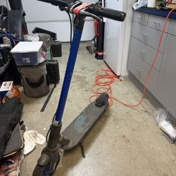Blue Custom electric scooter 
