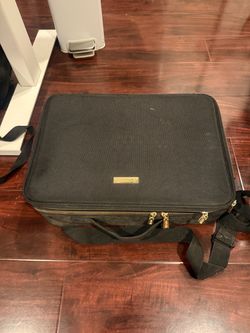 Black Soft-Sided Carry Case with Shoulder Strap