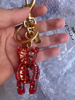 Coach bear bag charm