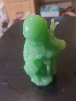Faux jade budda