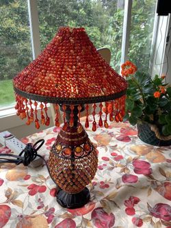 Retro Beaded Decorative Lamp