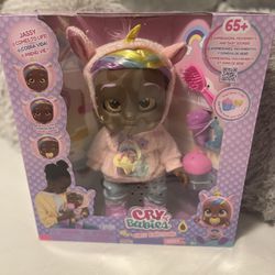 Cry Babies First Emotions Jassy Interactive Doll With 65 + Sounds