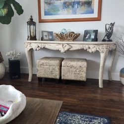 Console, Couch, Entry Table