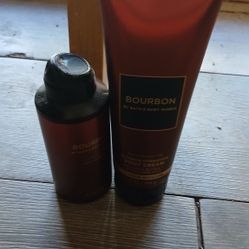 Bath And Body Works Bourbon Spray And Body Cream