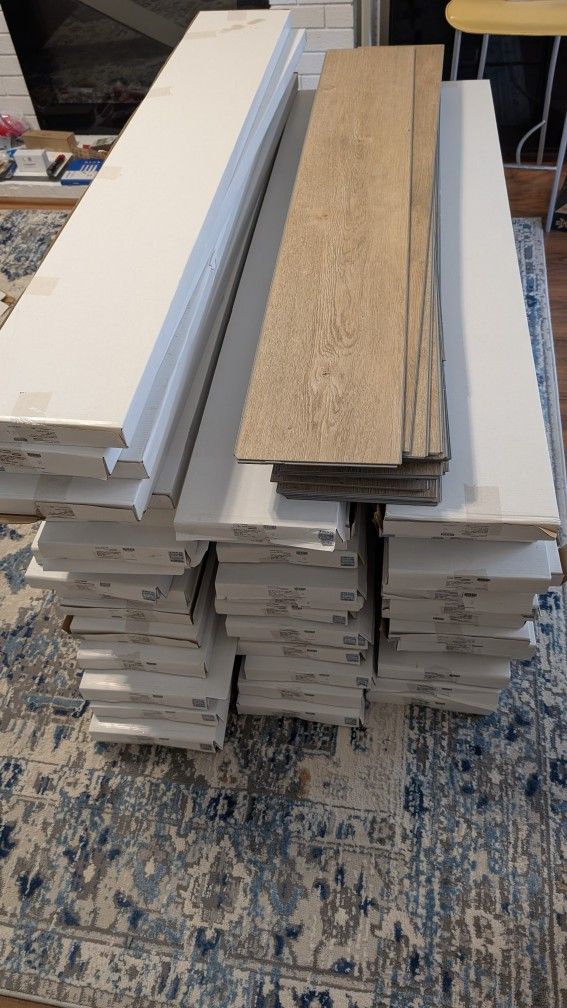 New 1000 sq ft of LVP Flooring (20 Mil), in boxes