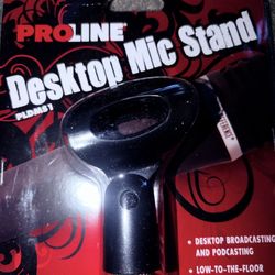 Proline desktop microphone stand - sealed