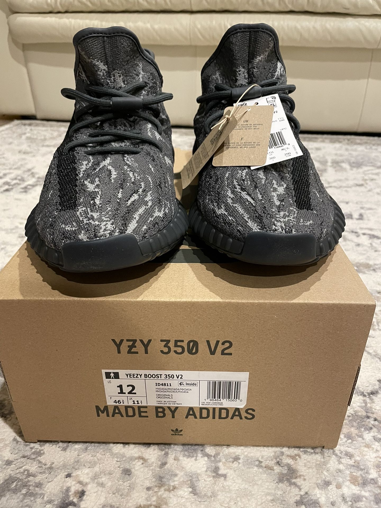 adidas gazelle silver green womens Yeezy Boost 350 V2 “Black Reflective” main image 0
