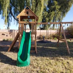 Grand Chateau Swing Set By Backyard Adventures 