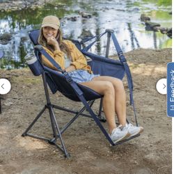 RIO Swinging Hammock Chair with Footrest