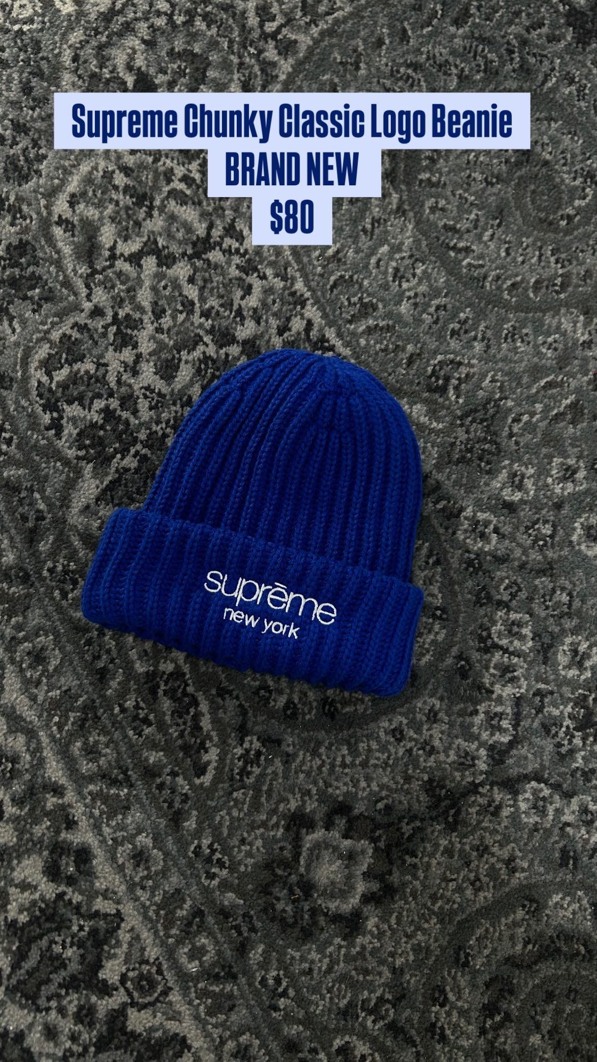 SUPREME BEANIE BRAND NEW