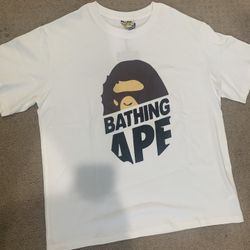 Bathing Ape Tees White