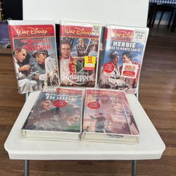 Box Full Of VHS Movies , All New And Sealed 