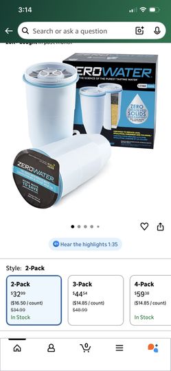 Water Filter With Testing Kit 