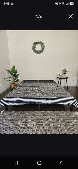 Bed Frame and Side Table set