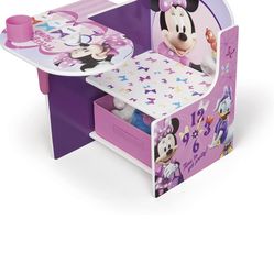 Delta Children Chair Desk With Storage Bin, Disney Minnie Mouse