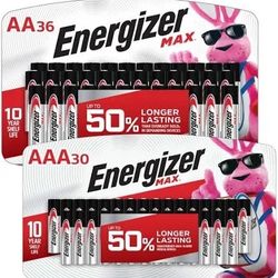 Energizer Max Battery Bundle with AA and AAA Batteries