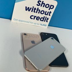 Apple IPhone 8 Unlocked  - PAYMENTS AVAILABLE With $25 DOWN
