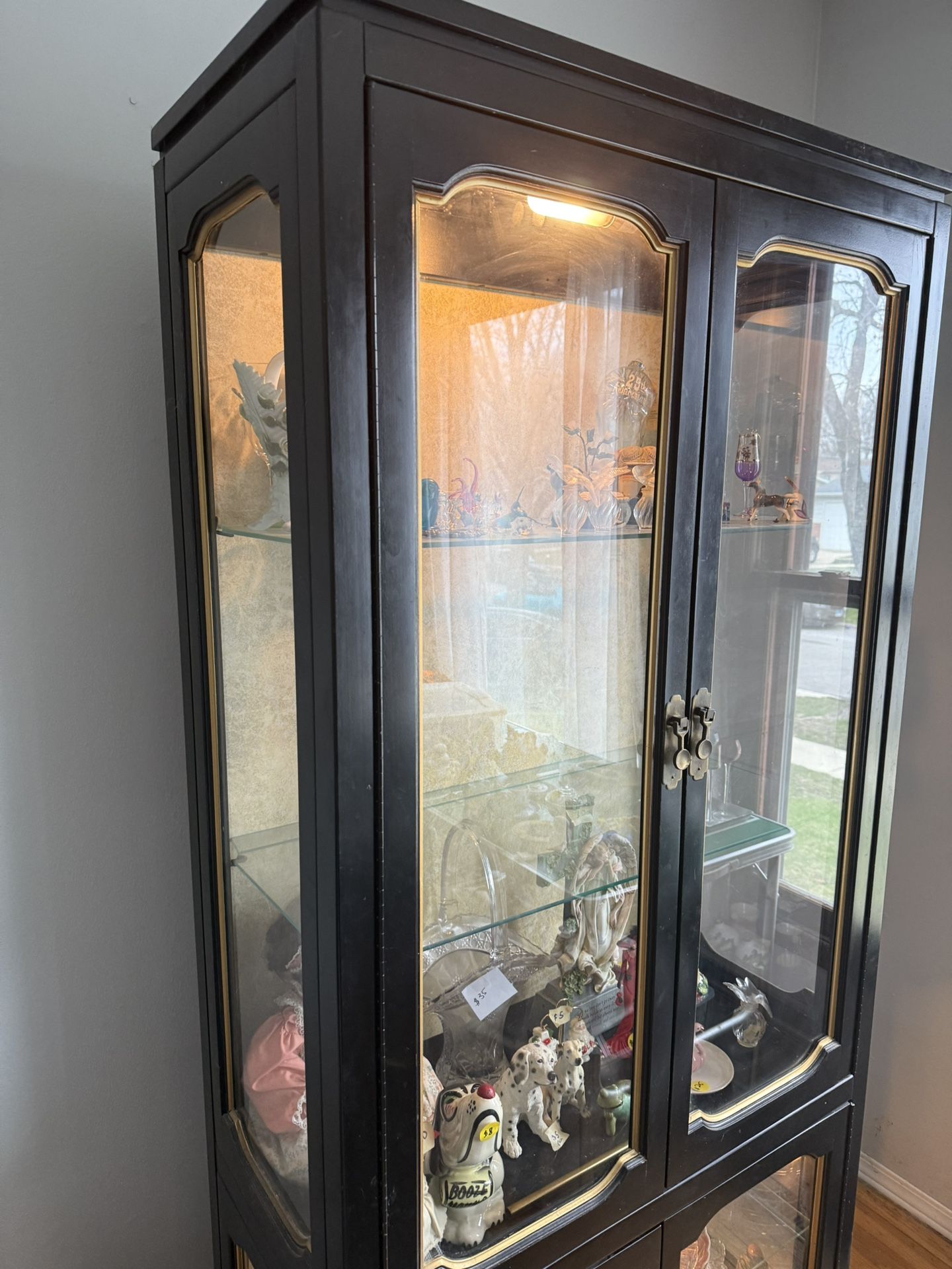 Black Curio Cabinet