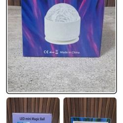 LED Starry Projection Light Mini Magic Ball USB RGB Remote Night Lamp New