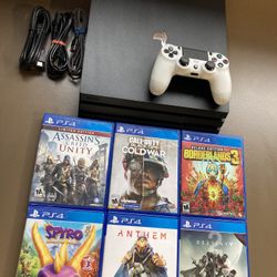 PS4 Pro 1TB Bundle 6 games - video gaming - by owner - electronics