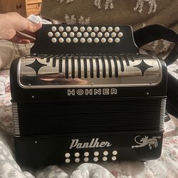 Price is FIRM Panther 31 button diatonic accordion HOHNER