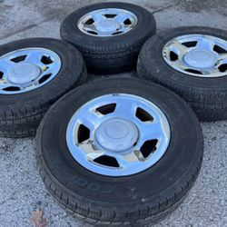 17” Ford F150 Expedition Wheels Rims Tires We Finance XLT Limited Lariat 6X135 Set Chrome