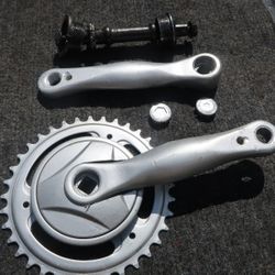 Prowheel Junior and Kids Crankset (Includes Bottom Bracket) 