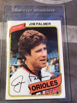 Jim Palmer 1980 topps baseball card #590