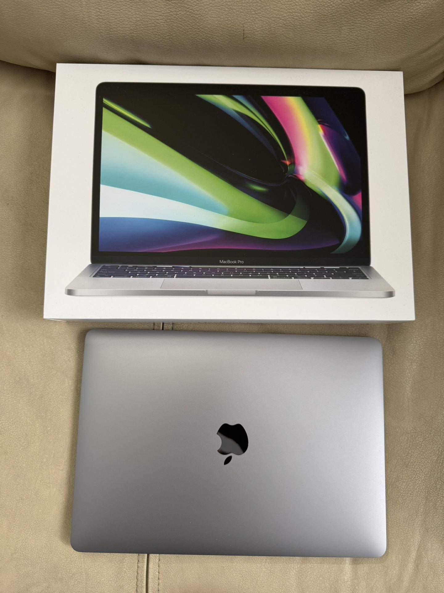 13” MacBook Pro M2 Touch Bar Charger And Box