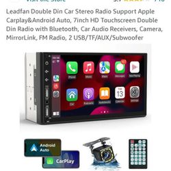 NEW Leadfan 7" double din touch screen car stereo . 