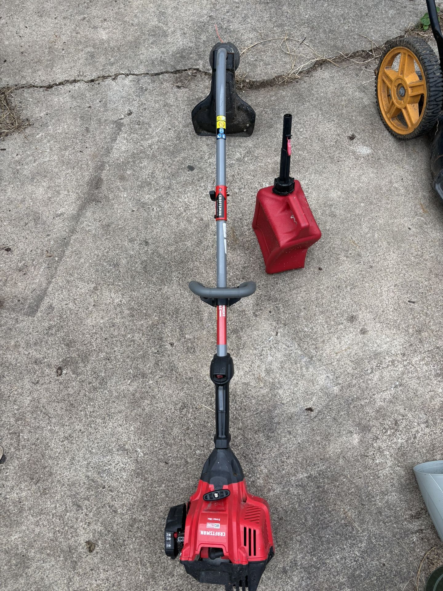 Weed Eater & Fuel Can